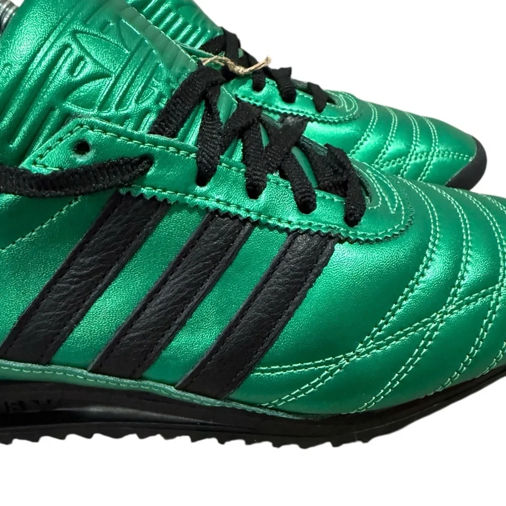 Adidas Originals SL 72 Women’s Metallic Green and Black Sneakers, Size 7. New!